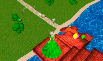 Cinderella. Way home. Image 1