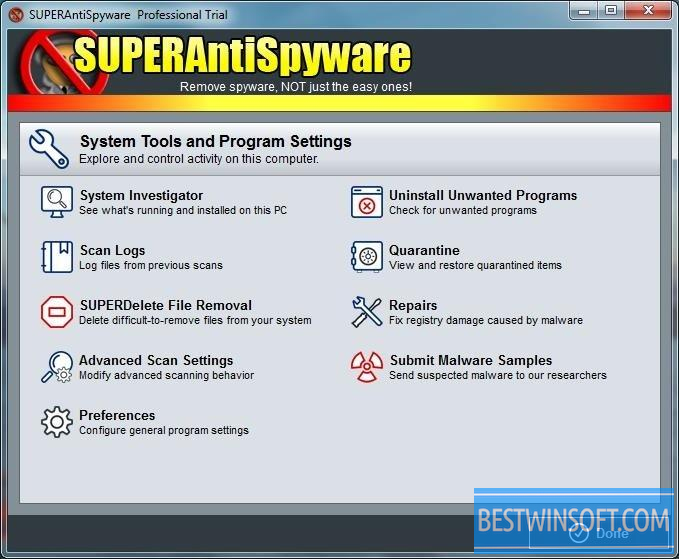 download the new version for windows SuperAntiSpyware Professional X 10.0.1254