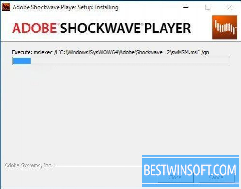 
		
			Adobe Shockwave Player
		 Icon
