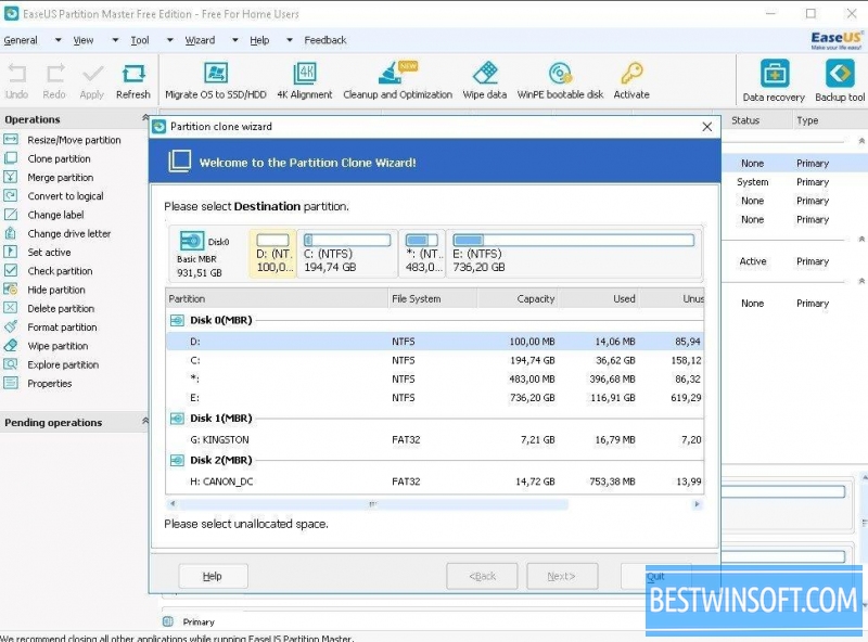 free download easeus partition master for windows 7 64-bit