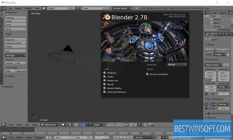 Blender 3D 3.6.1 for apple download
