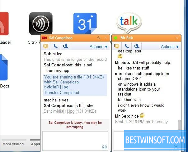 google talk app for windows phone