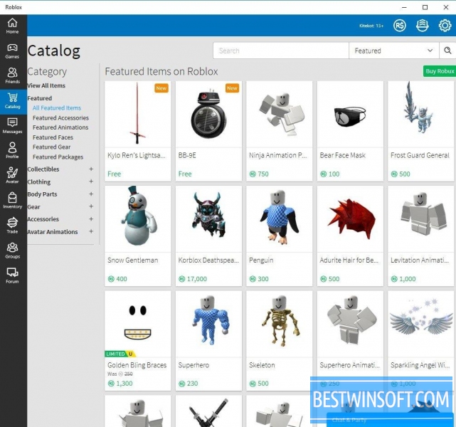 download roblox player pc