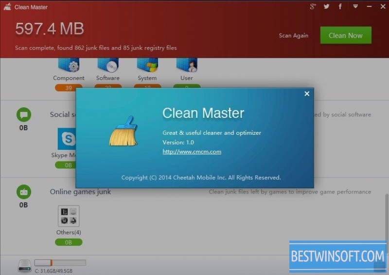 Clean Master for Windows PC [Free Download]